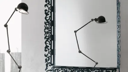 Specchio Mirror con cornice in plexiglass di Ponti Terenghi