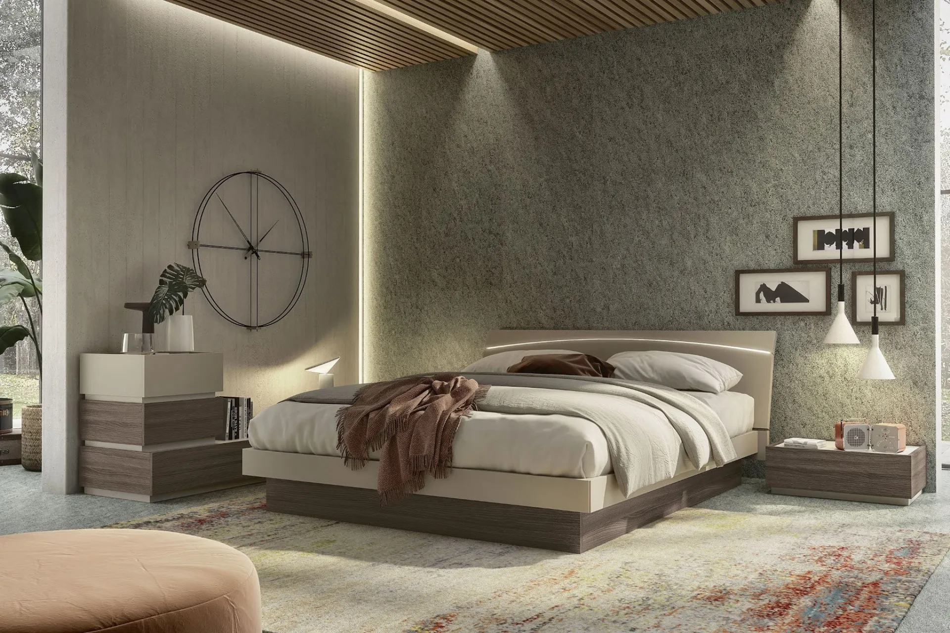 luce led dietro letto