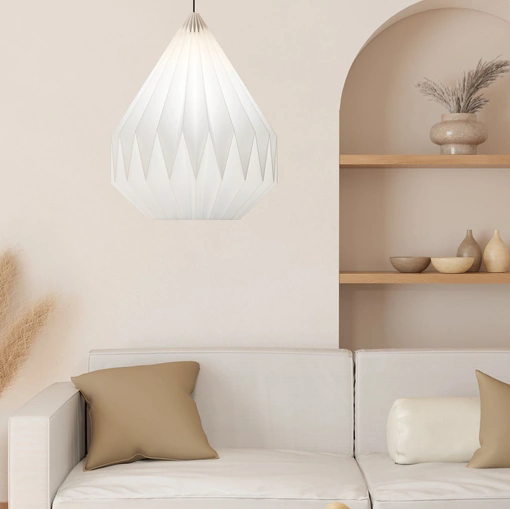 Lampada a sospensione in carta Minting di Eglo