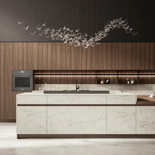 Cucina Moderna con isola Kalì 07 di Arredo3
