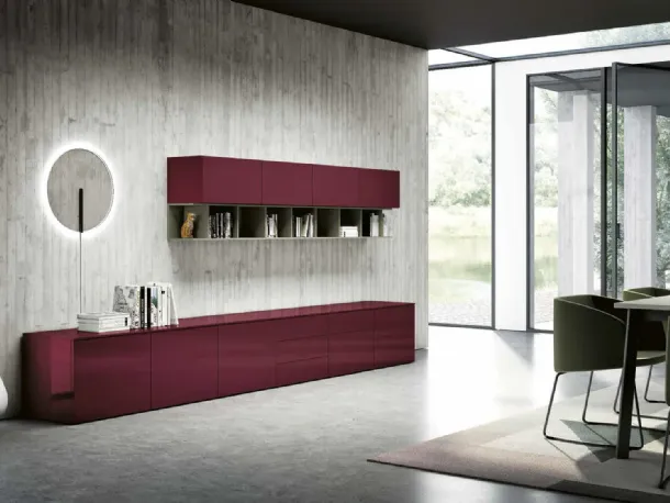 Parete Attrezzata Living 828 di Spagnol Mobili