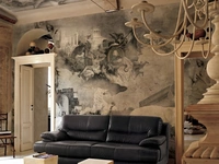 Carta da parati con immagini classiche Affresco di Adriani e Rossi