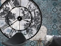 Carta da parati raffigurante un orologio Clock di Adriani e Rossi