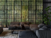 Carta da parati con giardino tropicale Green Wall di Adriani e Rossi