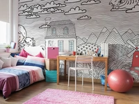 Carta da parati per camerette Kids di Adriani e Rossi