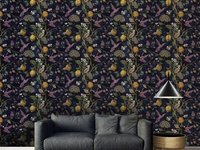 Carta da parati Lemons and birds di Adriani e Rossi