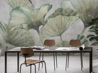 Carta da parati Lotus Leaves di Adriani e Rossi