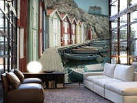 Carta da parati con borgo marino View di Adriani e Rossi