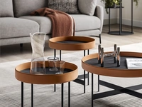 Tavolino in legno laccato Arena di Calligaris