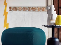 Pouf Botera in tessuto imbottito di Miniforms