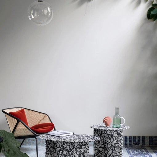 Tavolino Chap in marmo Palladio Moro di Miniforms