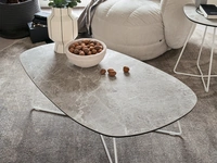 Tavolino Ciop in ceramica di Connubia