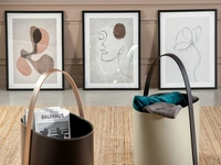 Contenitore in cuoio Madame di Tonin Casa