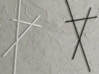 Appendiabiti Cross in metallo verniciato di Ponti Terenghi