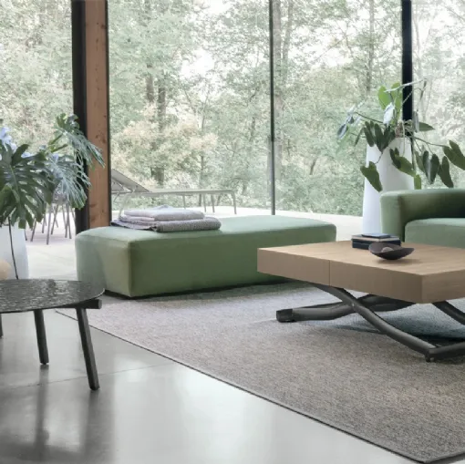 Tavolino trasformabile Dione Wood di Target Point