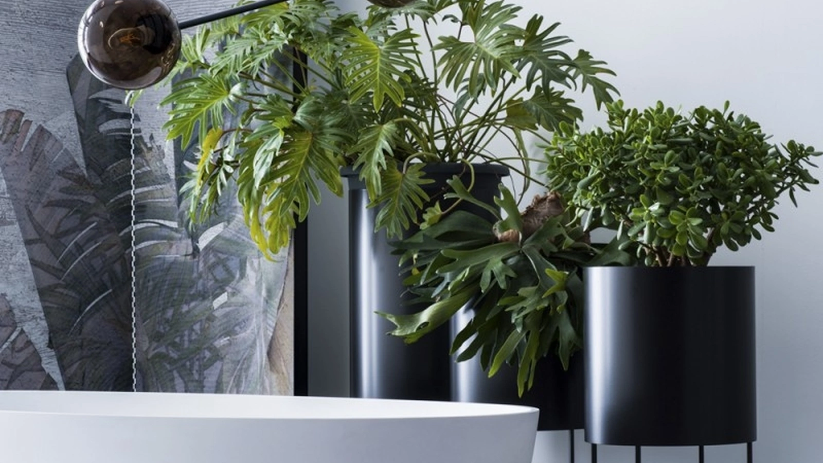 Fioriera Ambrella in metallo di Adriani e Rossi