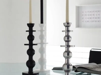 Portacandele in ceramica smaltata Imperial di Adriani e Rossi