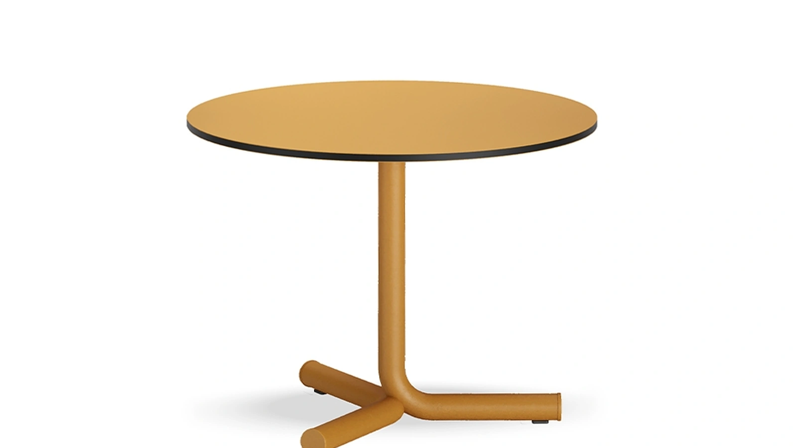 Tavolino Jit 3 Legs On The Floor con top in laminato e base in acciaio di Infiniti