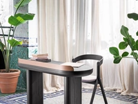 Scrittoio in frassino nero Jumbo di Miniforms