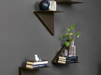 Mensola di design in metallo laccato Vela di Tonin Casa