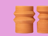 Tavolini in terracotta Mila e Milo di Miniforms