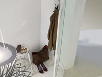 Specchio appendiabiti con telaio in metallo Nascondino di Ponti Terenghi