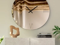 Orologio specchiato Anemos di Tonin Casa