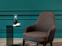 Tavolino in cristallo Pacman di Tonin Casa