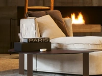 Tavolino Atlantique in cristallo di Ponti Terenghi