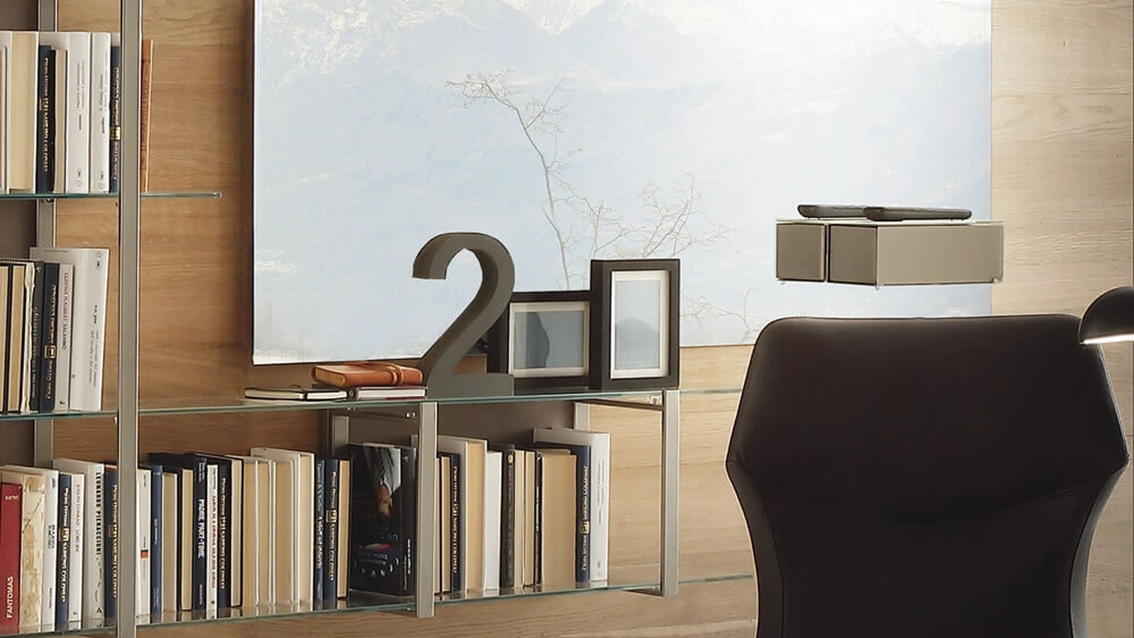 Specchio con portaoggetti Mitos di Ponti Terenghi