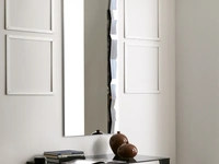 Specchio Valencia con fascia in acciaio inox di Ponti Terenghi