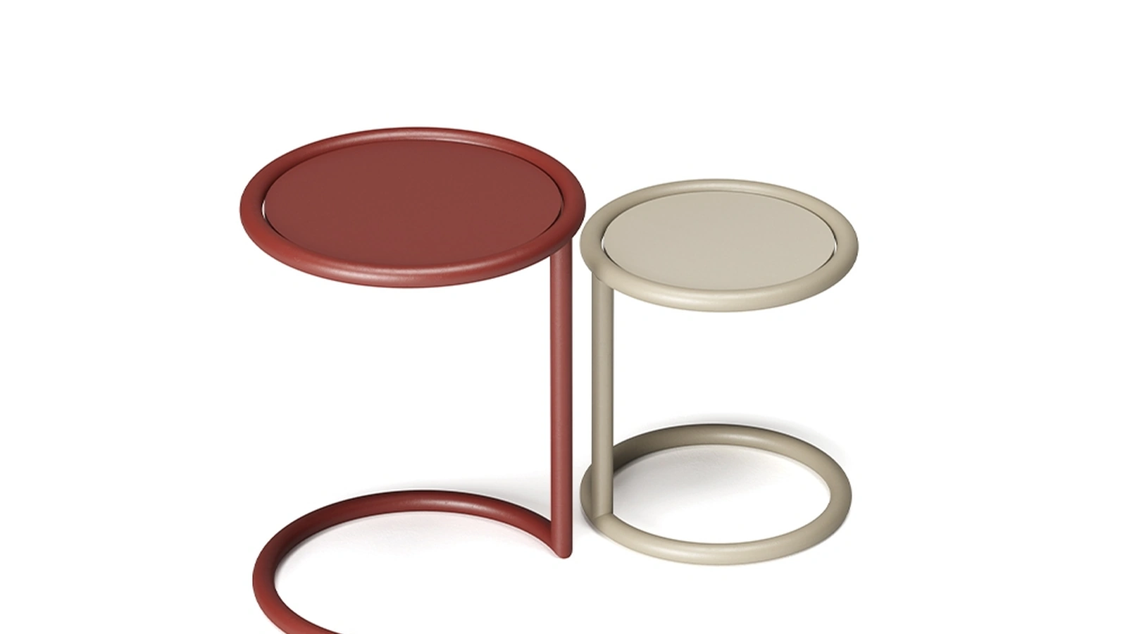 Tavolini con top in HPL Rim Side Table di Infiniti