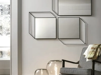 Specchi Sguardo con cornice in metallo di Target Point