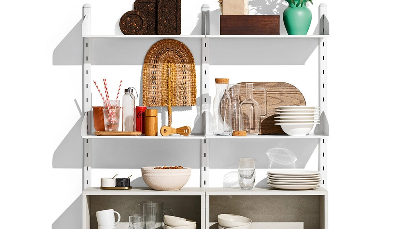 Mensole in metallo e melaminico Shelfy di Connubia