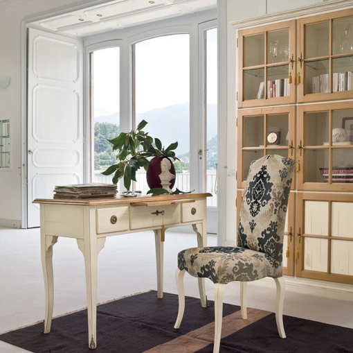 Scrittoio classico Soave in legno laccato di Tonin Casa