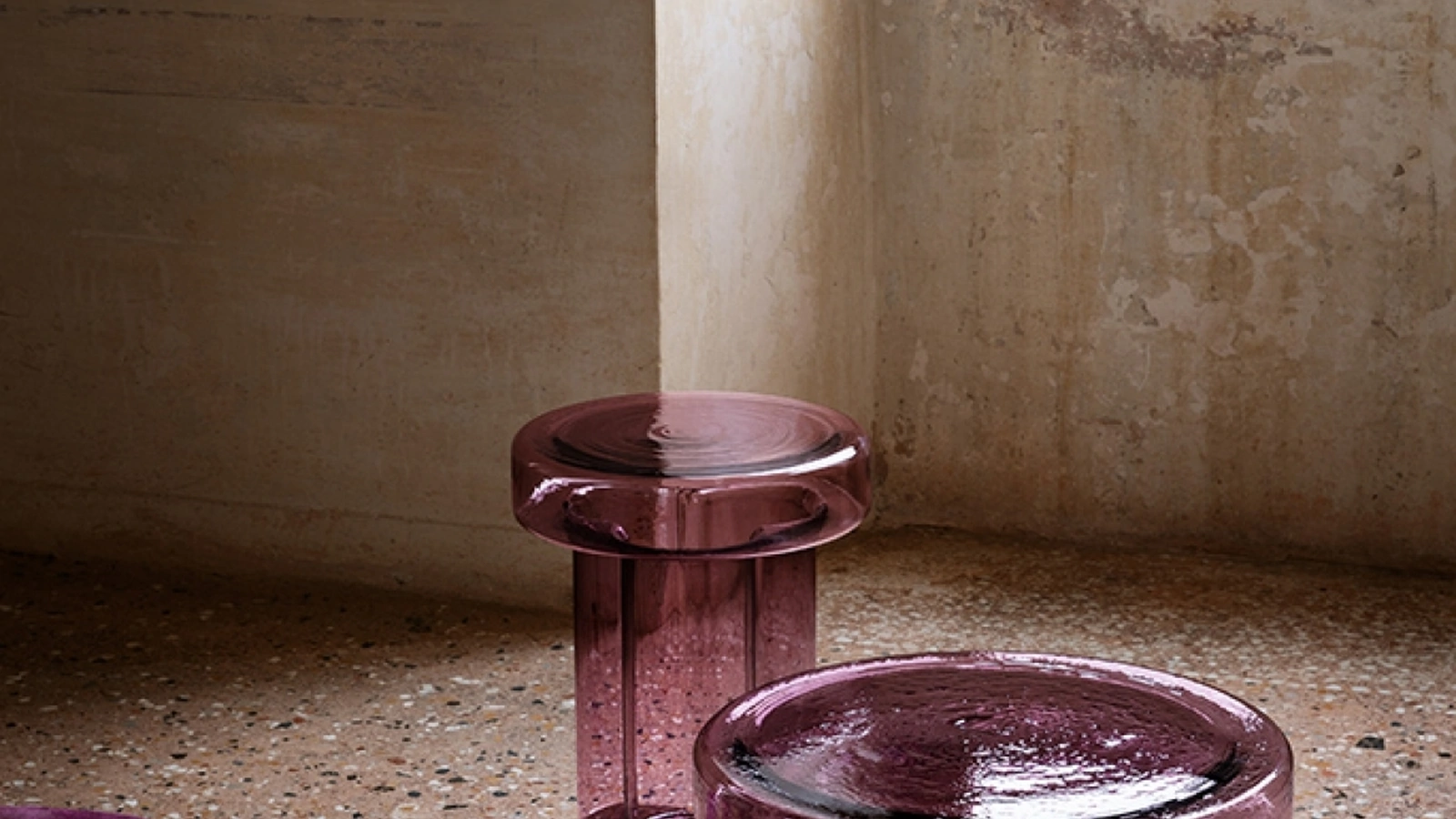 Tavolino Soda in vetro soffiato di Miniforms