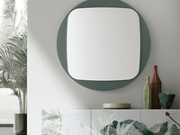 Specchio Space con cornice in vetro di Target Point