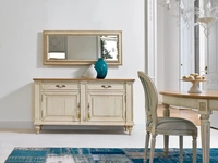 Specchio Altair con cornice in legno di Tonin Casa