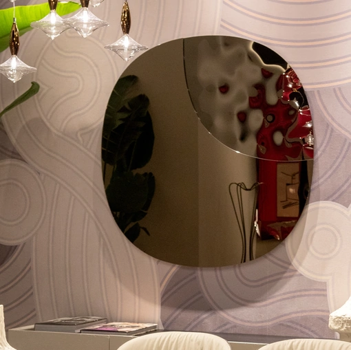 Specchio scultoreo Diamante di Tonin Casa