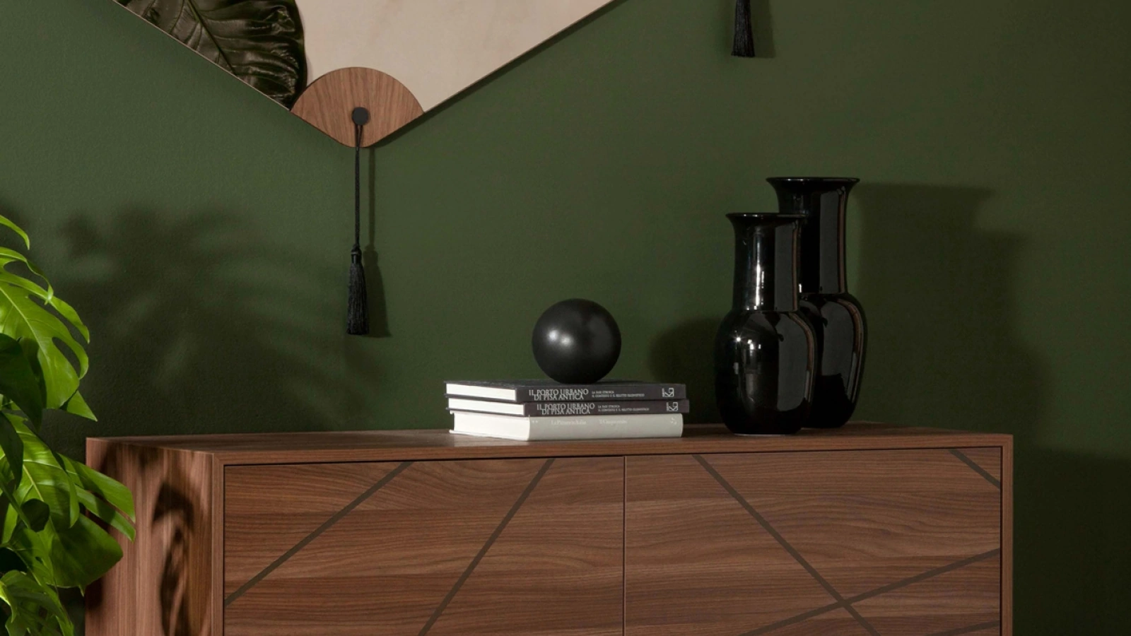 Specchio di design a forma di ventaglio Winderly di Tonin Casa