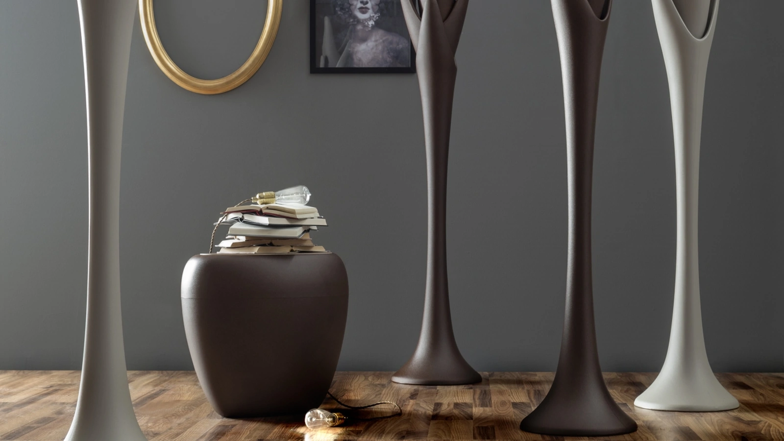 Appendiabiti di design Spiga realizzati in materiale plastico di Tonin Casa