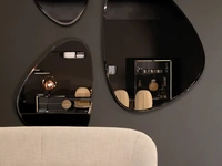 Specchio Stone Élite con bisellatura perimetrale di Tonin Casa