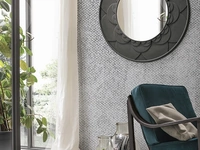 Specchiera Flower con cornice in poliuretano verniciato di Target Point