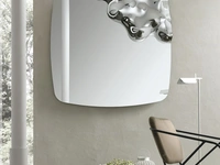 Specchiera in vetro curvato Horus di Target Point