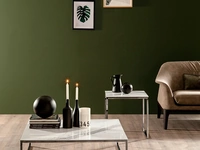 Tavolino moderno Central con top in ceramica di Tonin Casa