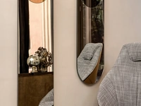 Specchio con orologio incorporato Timeless di Tonin Casa