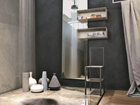 Specchiera Inside con mensole in metallo di Tomasella