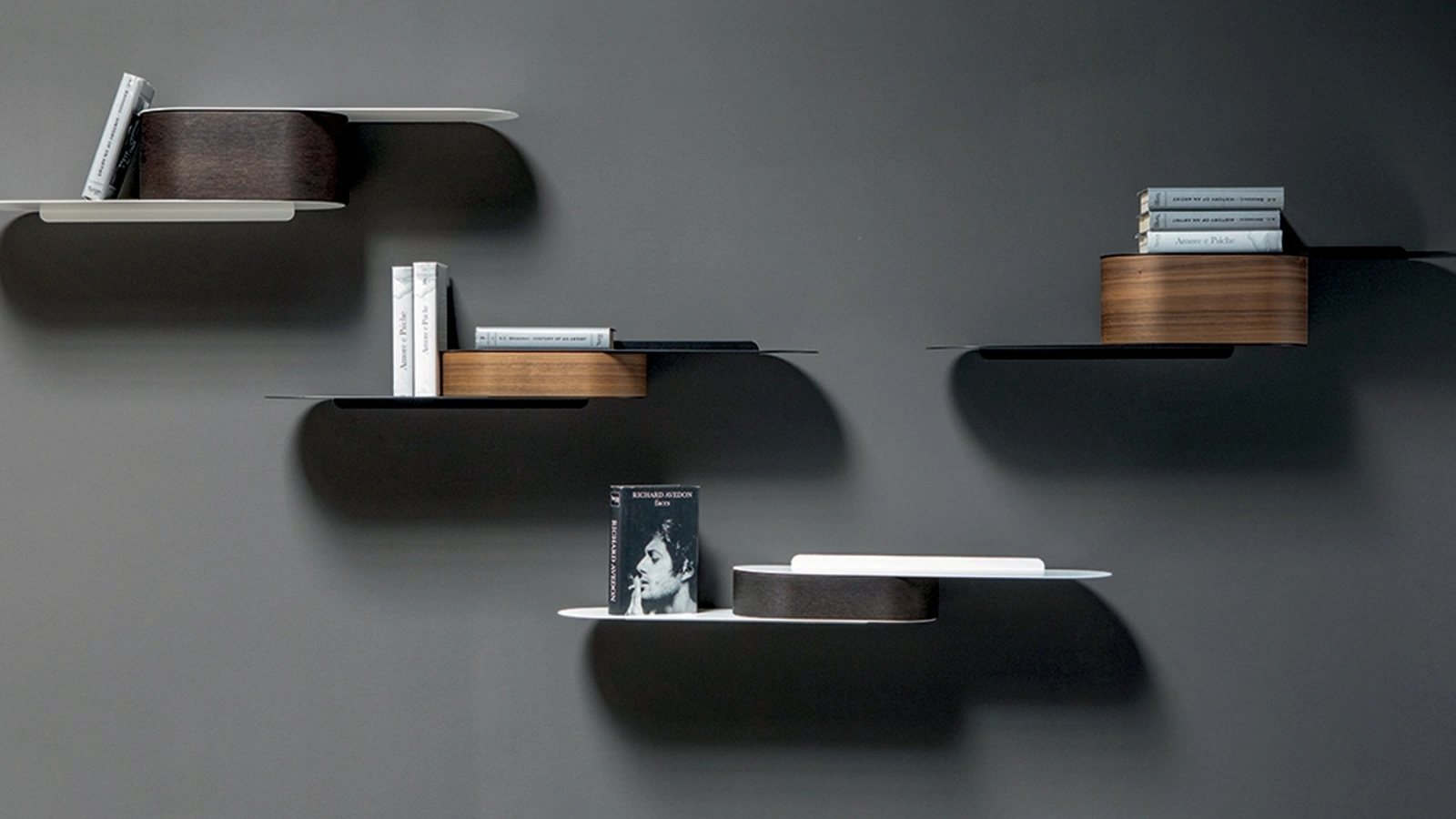 Mensole Snowboard in metallo e legno di Tonin Casa