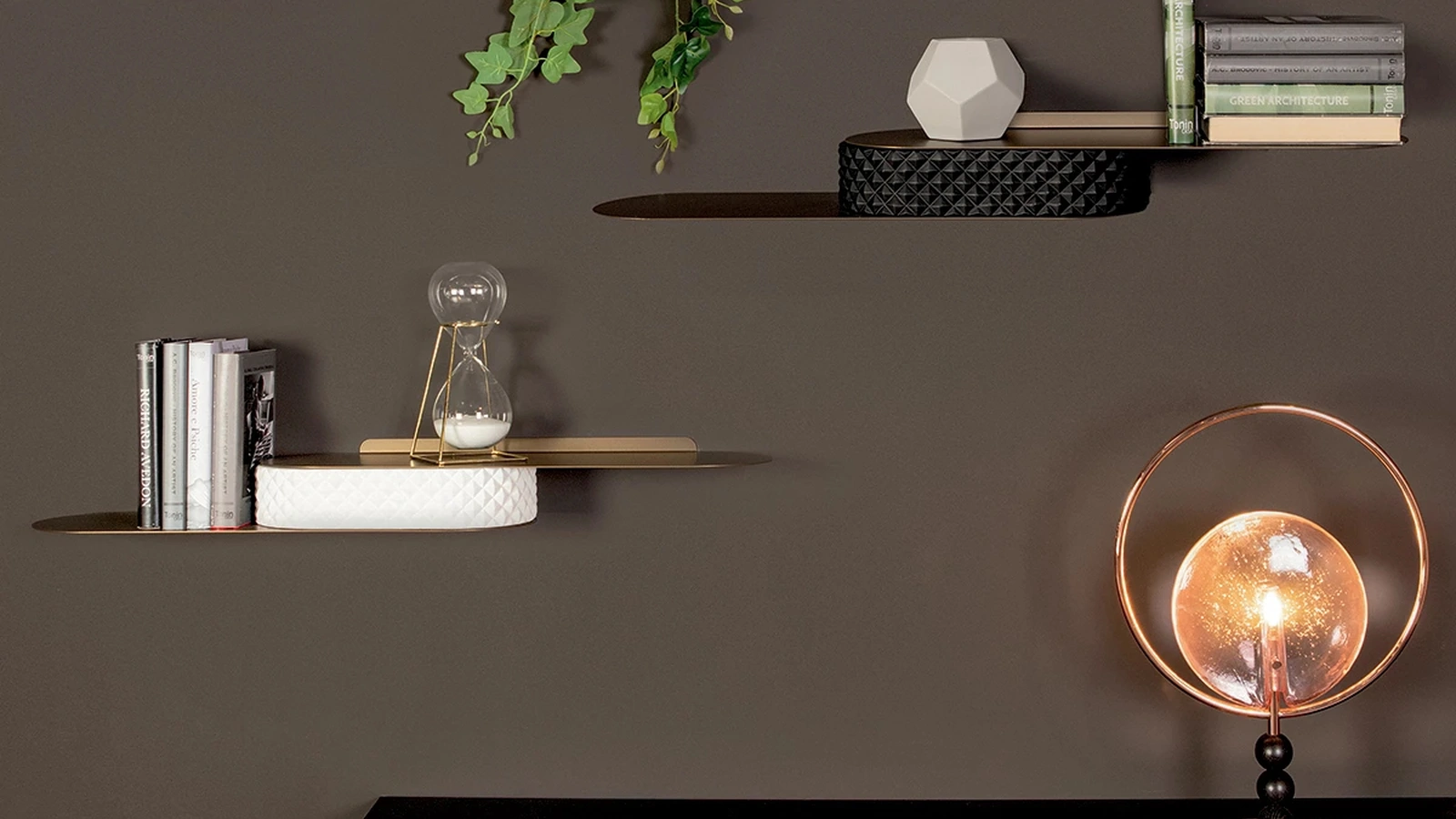 Mensole Snowboard in metallo e laccato di Tonin Casa