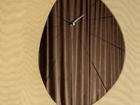 Orologio Enigma in vetro a specchio di Tonin Casa